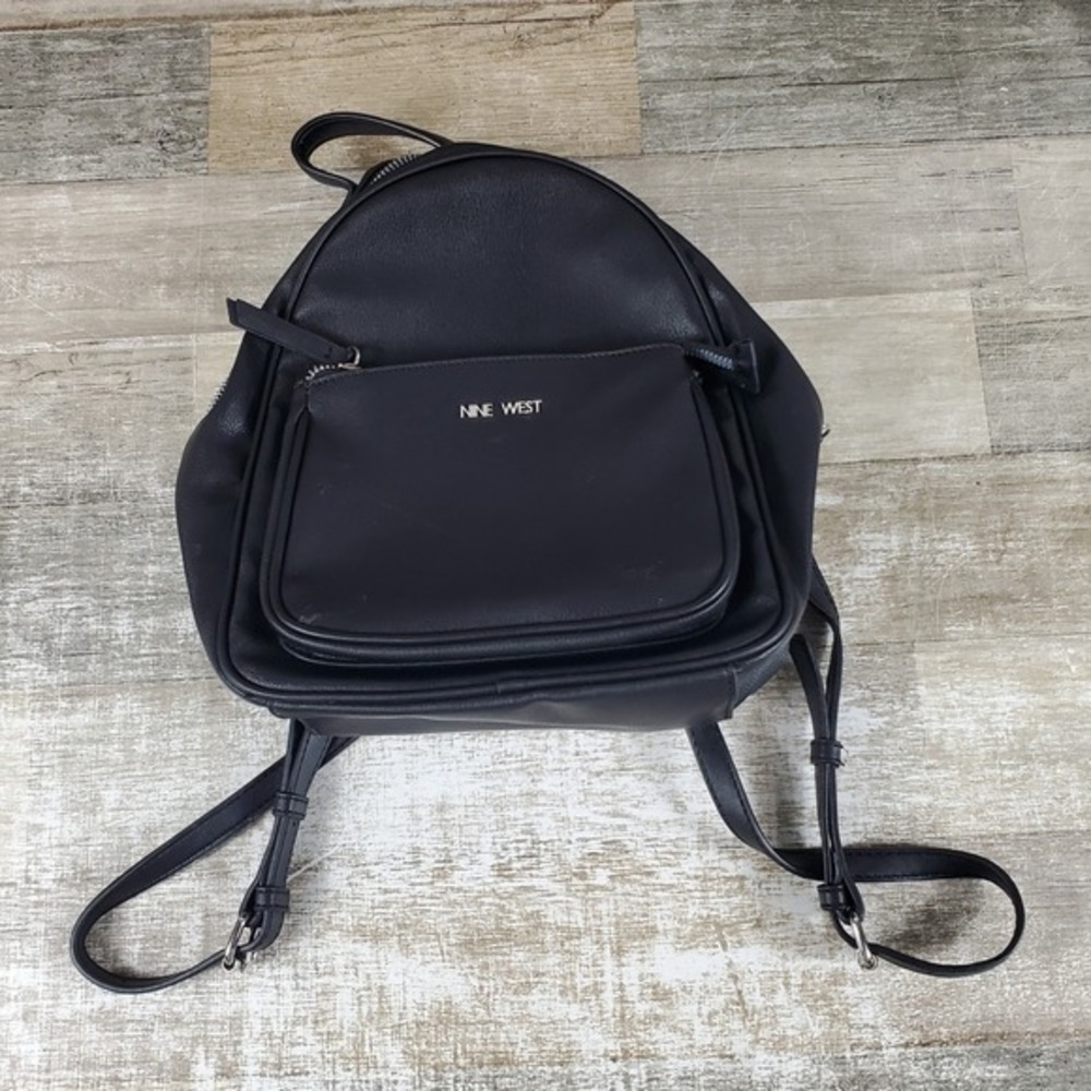 Nine West Mini Backpack‎ Black Purse Bag